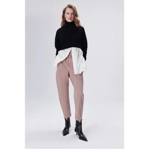 Zara Paper-bag High waisted Pant